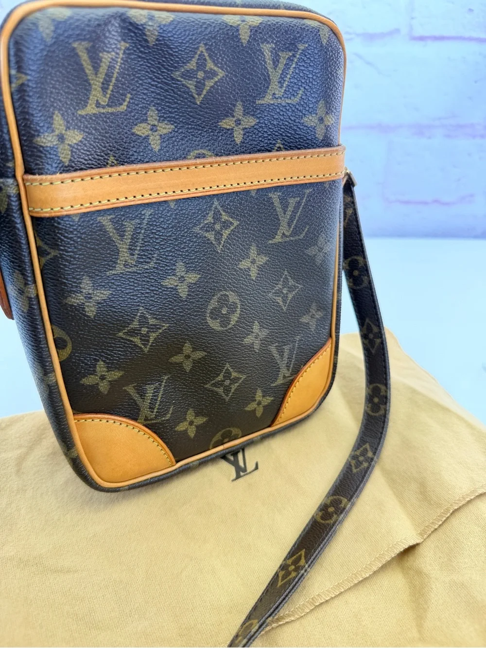 Louis Vuitton Brown Monogram Canvas Danube 21 Crossbody Bag